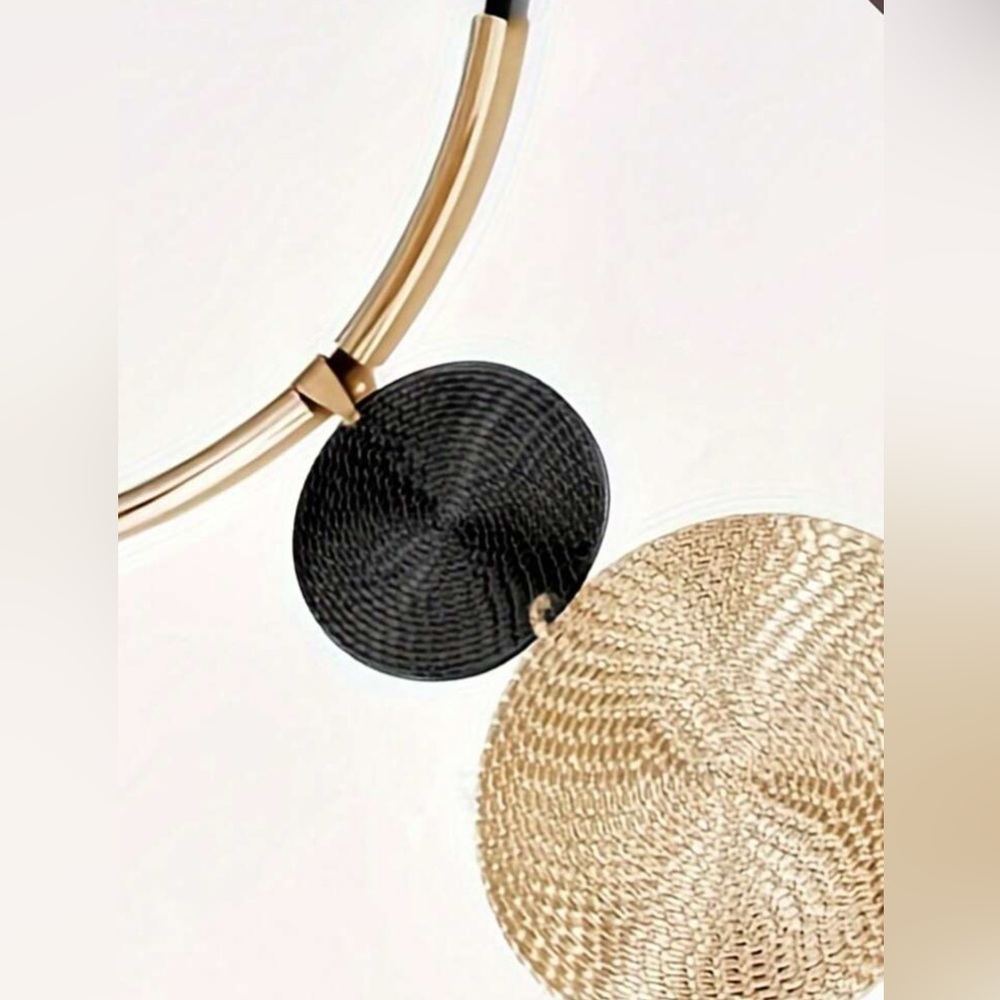 Last One! Beautiful Black & Gold Statement Necklace - Picture 4 of 10